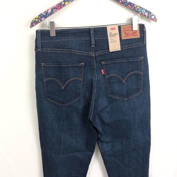 Levi’s NWT 721 high rise skinny jeans W32 L30 - Picture 3 of 5